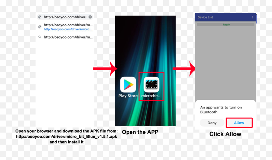 Osoyoo Robot Car For Micro Bit Lesson 14 - Android App Vertical Png,Cara Ganti Icon Batre Android