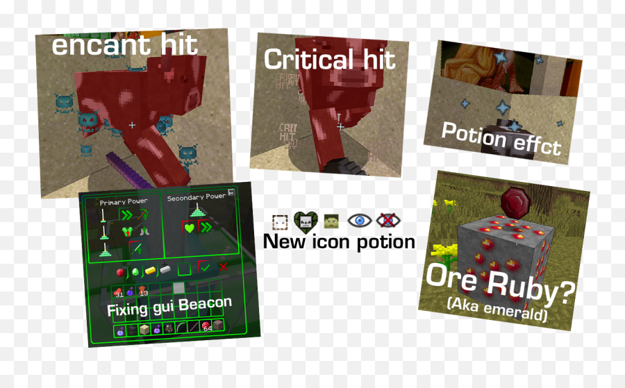 Minecraft Texture Pack Potion Icons Png - Minecraft Potion Icon Texture Pack,Minecraft Texture Pack Icon