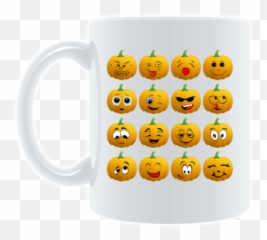 Halloween Pumpkin Emoji Mug - Magic png