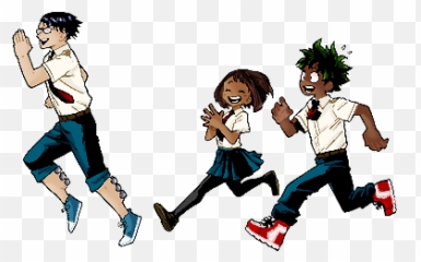 Anti Bakugo - Running png