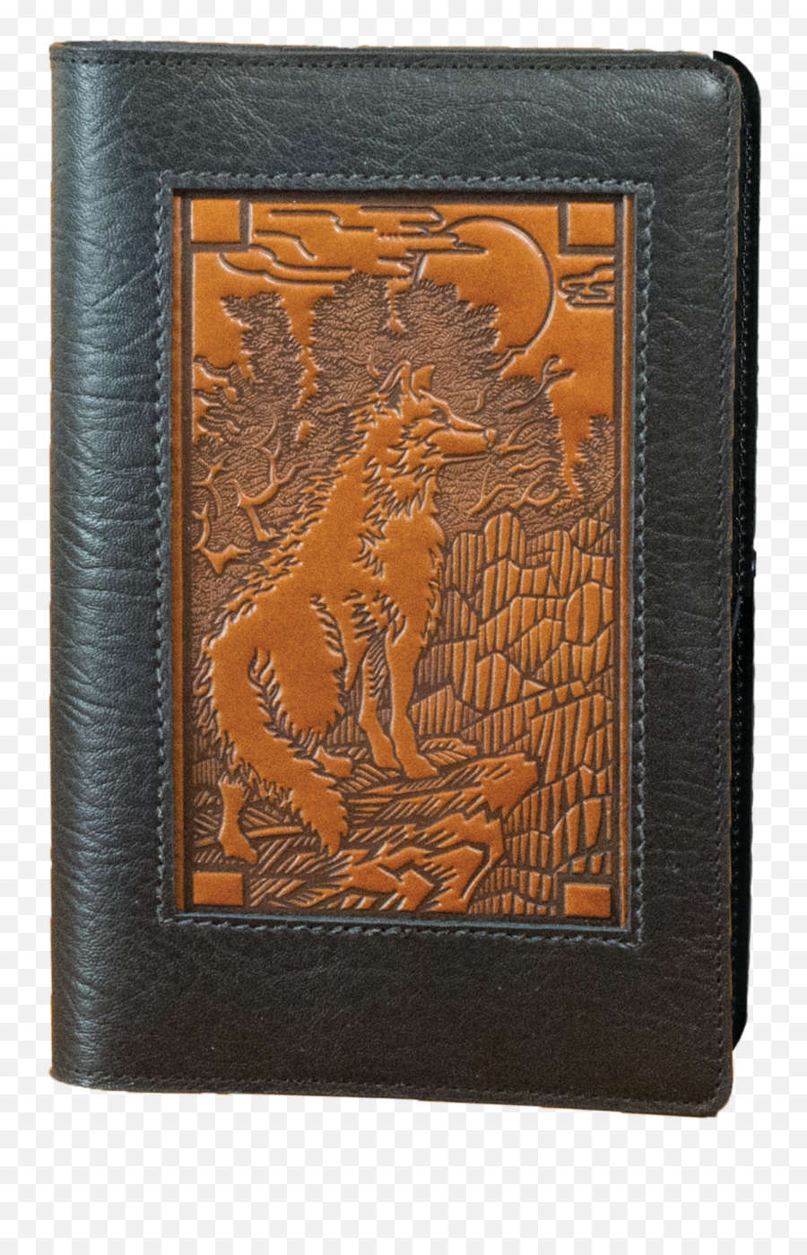 Leather Refillable Icon Journal Cover Wolf - Solid Png,Small Wolf Icon