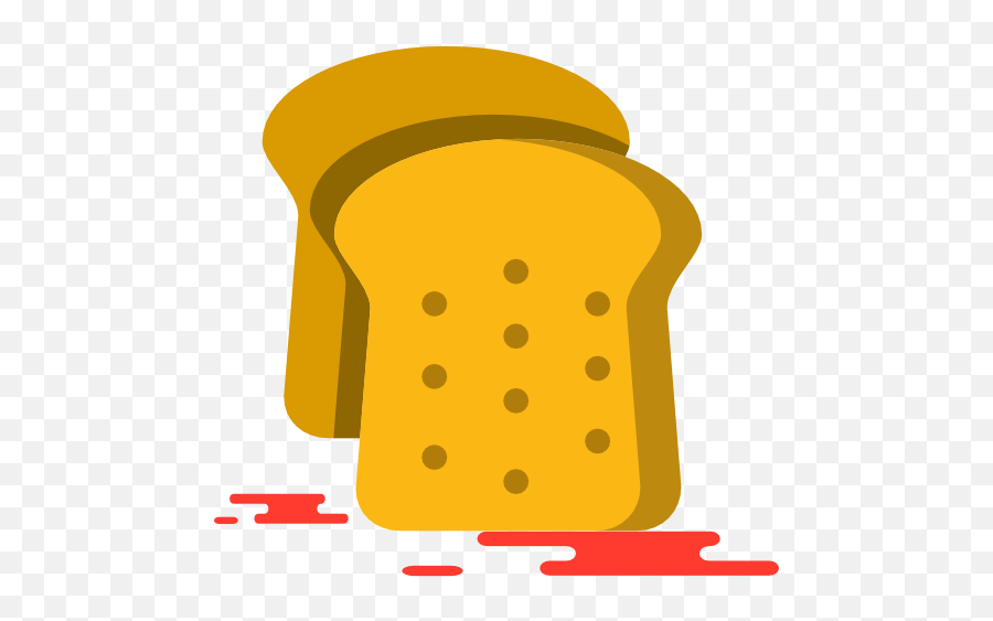 Simple Bread Png Transparent Background Free Download - Gambar Icon Roti Png,Bread Loaf Icon
