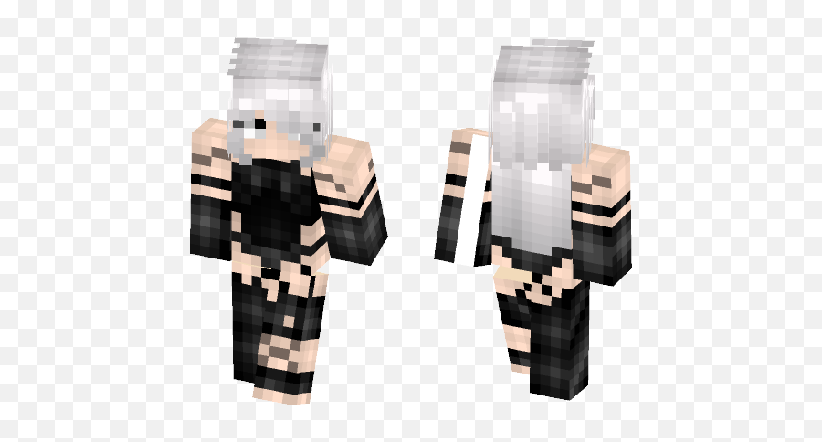 Download Nier Automata A2 Minecraft Skin For Free - Nier Automata Minecraft Skin Png,Nier Automata Logo Png