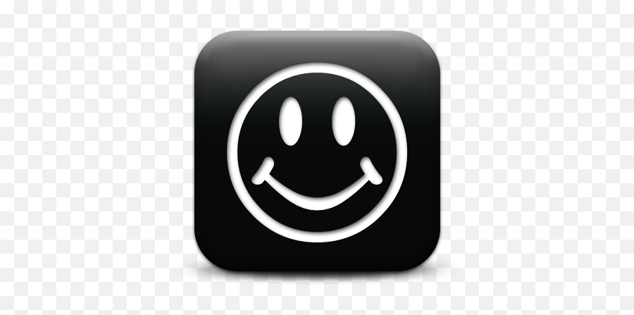 127975 - Simpleblacksquareiconsymbolsshapessmileyhappy2 Carinha Feliz De Computador Png,Icon Symbole