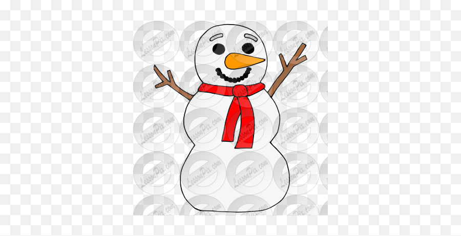 Happy Snowman Picture For Classroom Therapy Use - Great Cartoon Png,Snowman Clipart Png
