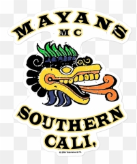 Mayans Mc Logo Die Cut Sticker Fx Networks Shop - Language png