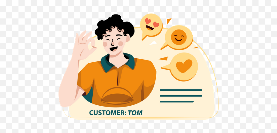 Customer Feedback Icon - Download In Line Style Happy Png,People Icon Vector Free