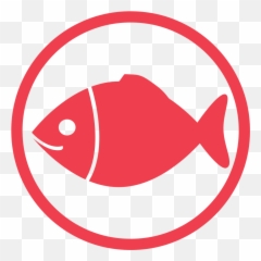 Download Svg Png - Fish Allergy Icon Logo Red