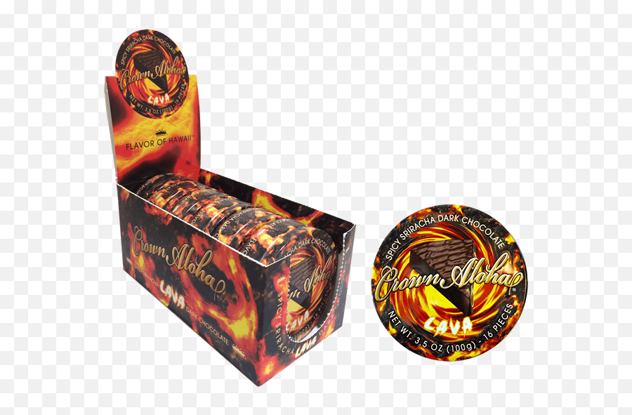 Download Hd Spicy Lava Sriracha Dark Chocolate Box Of 6 - Fireworks Png,Sriracha Png