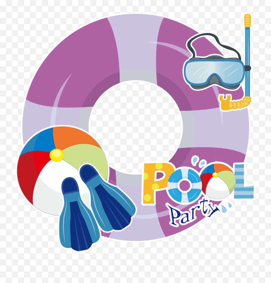 Pool Party Frame Png Picture - Pool Party Png Logo,Pool Party Png