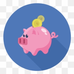 Flat Icon Set Custom Behance - Domestic Pig png