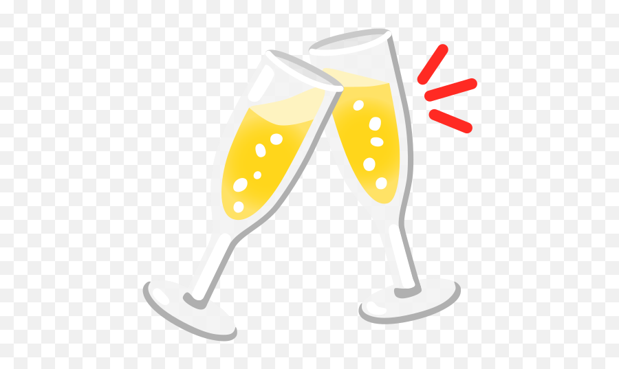 Clinking Glasses Emoji - Imagen De Copas Brindando Png,Sektglas Icon