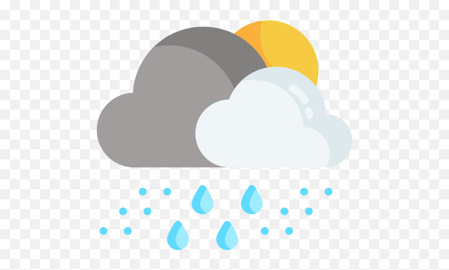 Rain - Free Weather Icons Png,Raincloud Icon
