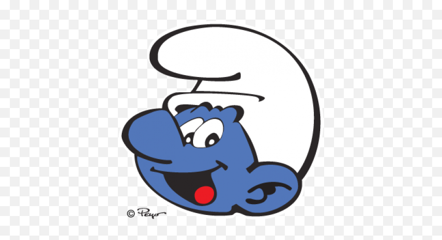 Smurf Vector Ai - 4 Free Smurf Ai Graphics Download Smurf Logo Png,Smurf Png