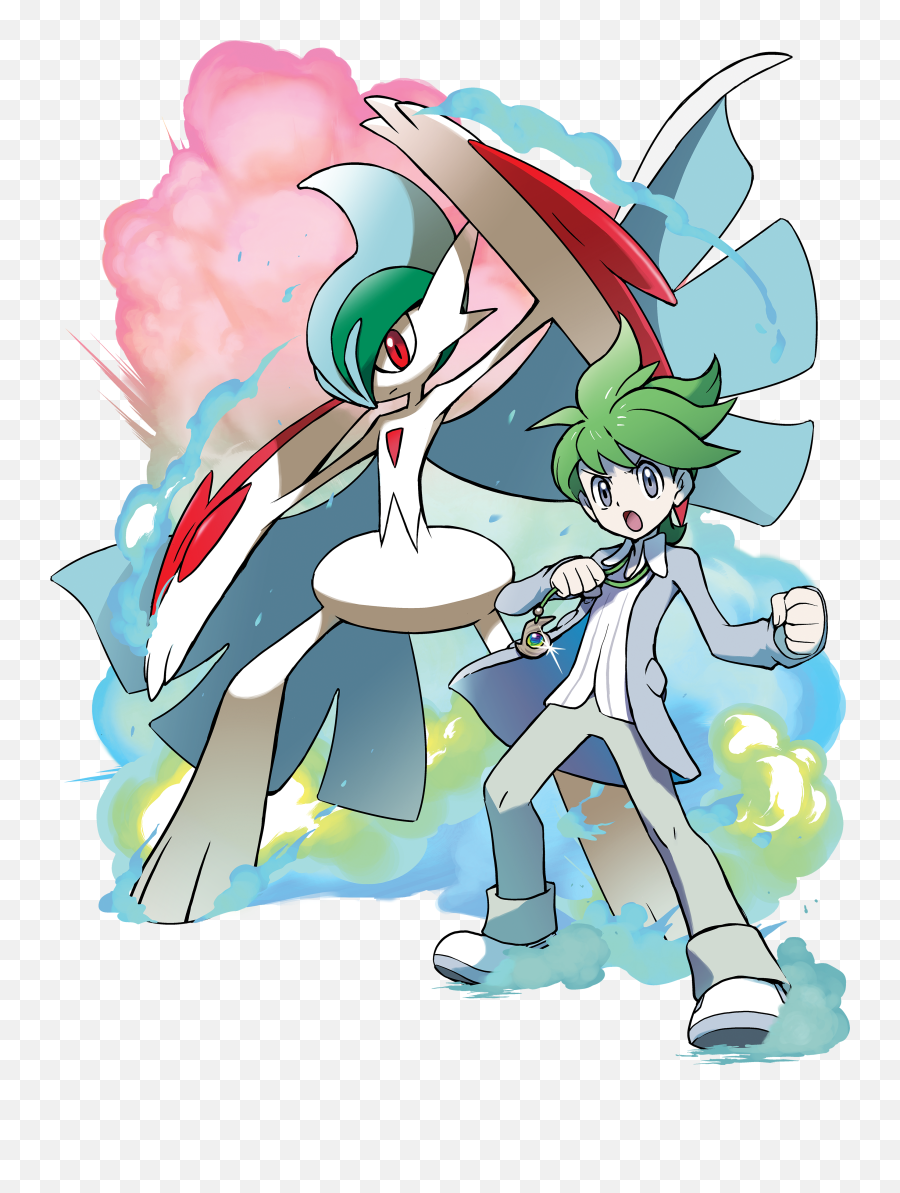 Wallywithmegagalladepng 9991280 Pixels Pokemon - Wally Gallade,Rayquaza Png