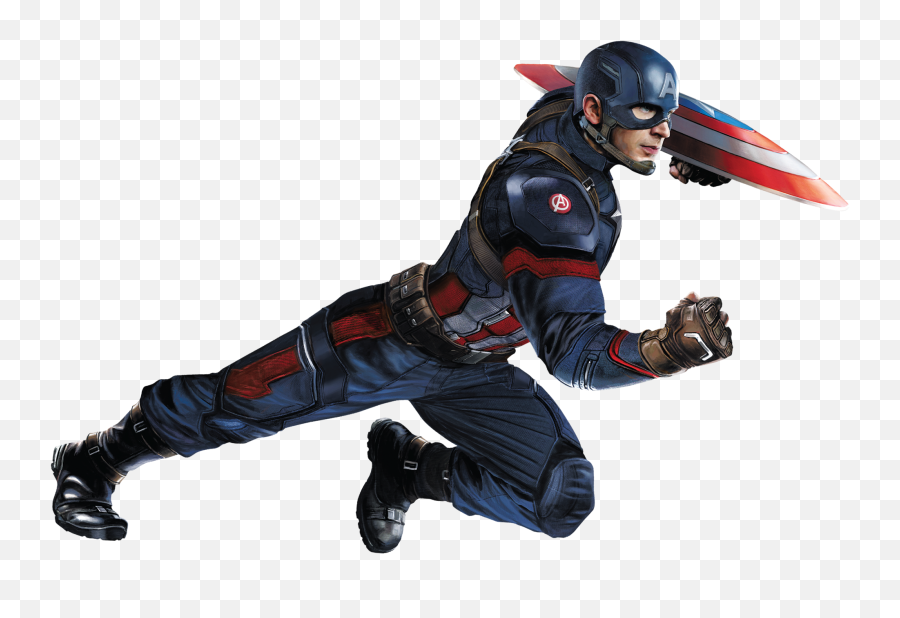 Download Civil War Cap 3 Char Art - Captain America Civil Captain America No Background Png,War Png