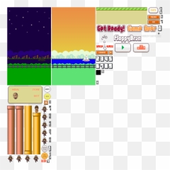 Download Hd Flappy Bird Atlas Png - Flappy Bird Sprites Png,Flappy Bird Png