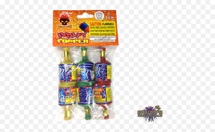 Champagne Party Poppers 6 Pack - Party Popper Png,Party Popper Png