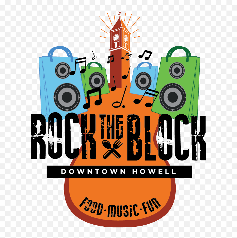 Rock The Block U2014 Howell Main Street Dda - Rock The Block Howell Mi Png,Rock Music Png