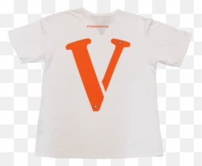 Vlone Forgiato Tee White - Vlone Forgiato Tee Png,Vlone Logo Png