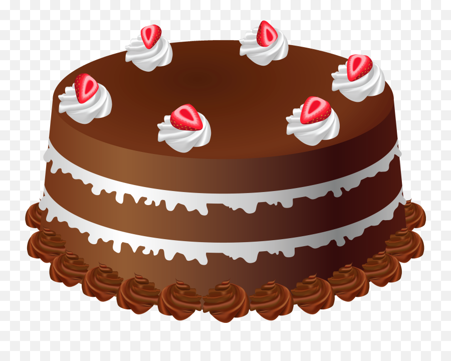 Chocolate Cake Clipart Png - Chocolate Cake Clipart,Kek Png