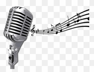 Music Notes Png - Music Notes Microphone And With Png