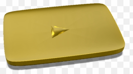 Gold Play Button Transparent Png Mart - Taxi