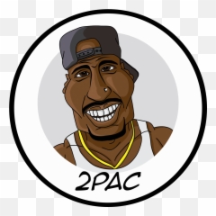 Banner Library Download Aaliyah Drawing - Cartoon Png,2pac Png