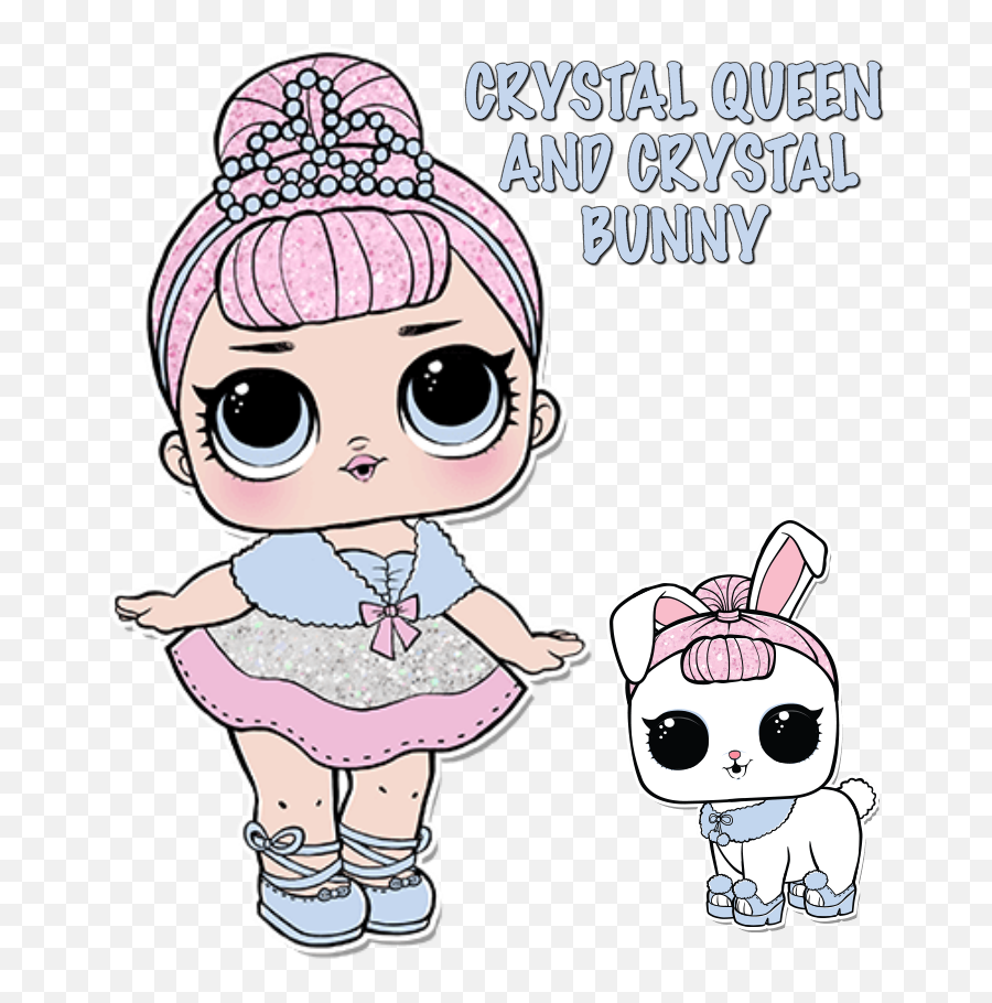 Lol Doll Coloring Pages Page Color - Lol Crystal Queen Png,Lol Surprise Dolls Png