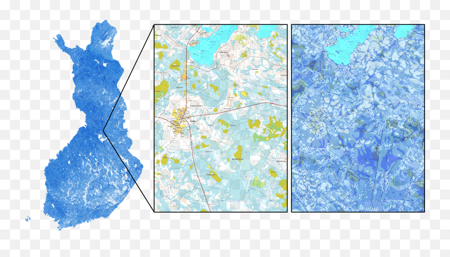Refining Elevation Data Into Soil Moisture Index - Geoportti Suomen Hippakunta Png,Blue Aura Png