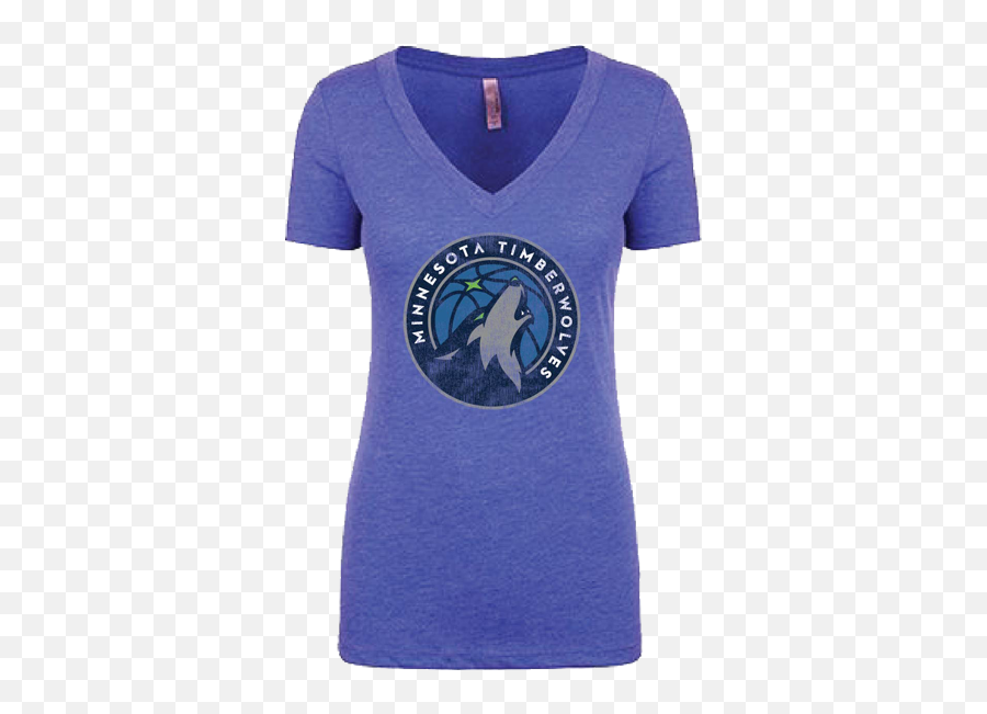 Minnesota Timberwolves Global Lady Blue Triblend T - Shirt Active Shirt Png,Minnesota Timberwolves Logo Png