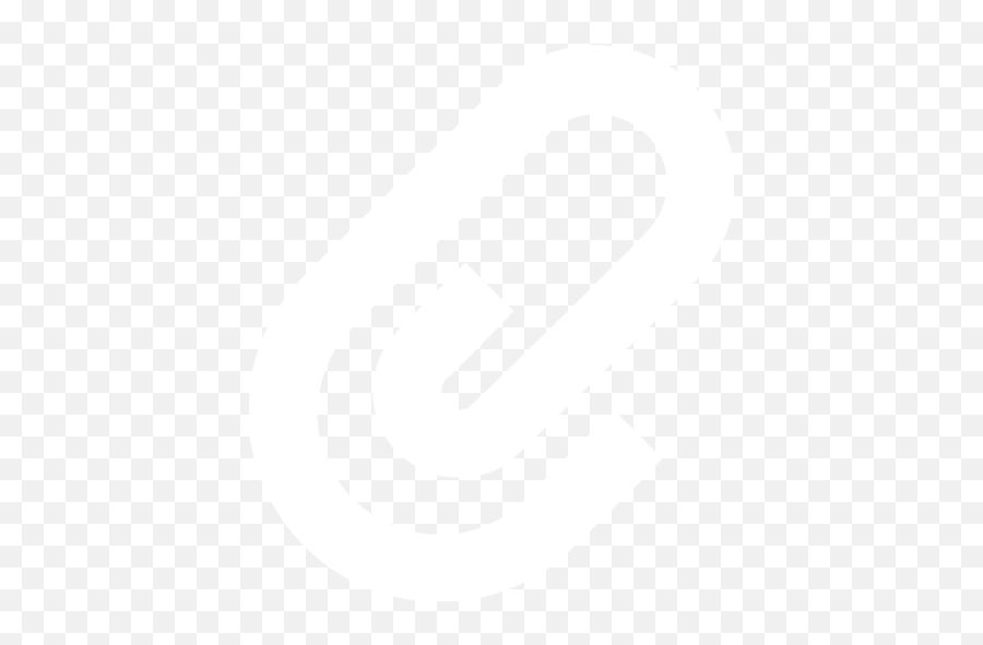 White Paper Clip Icon - Transparent Paper Clip Icon White Png,Paper Clip Png