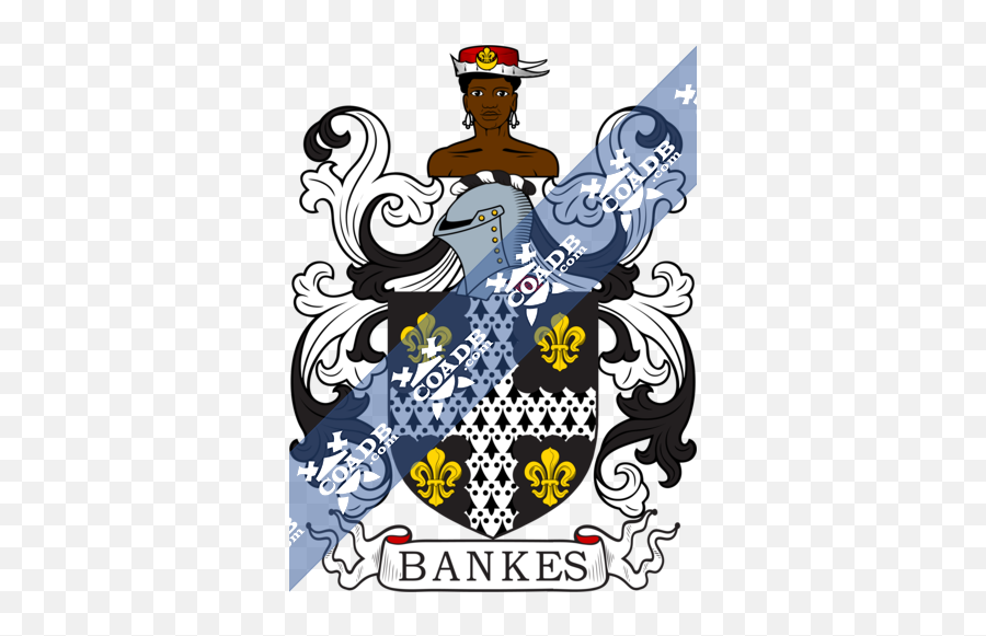 Banks Family Crest Coat Of Arms And Name History - Stirling Coat Of Arms Png,Png Banks