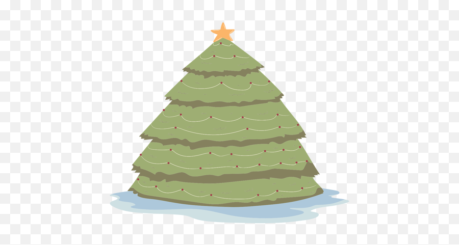 Tree Garland Star Flat - Transparent Png U0026 Svg Vector File Christmas Tree,Christmas Tree Star Png