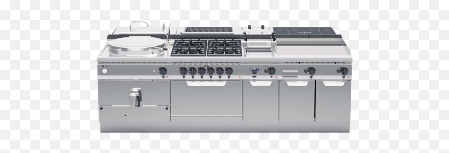 Bertou0027s - The Professional Industry Kitchen G9f6 T 6 Burners Gas Range Png,Kitchen Png