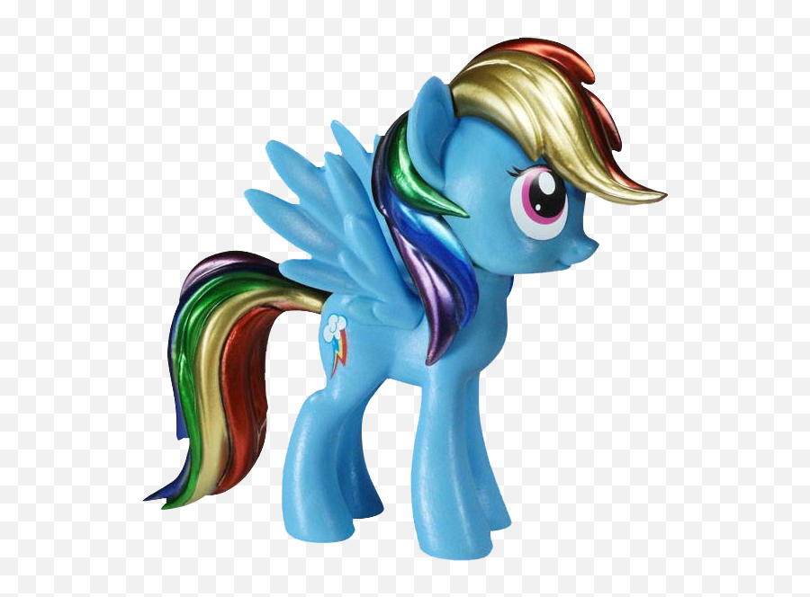 Details About My Little Pony - Rainbow Dash Metallic Us Exclusive Vinyl Figure Rsfun4318 My Little Friendship Is Magic Png,Rainbow Dash Transparent