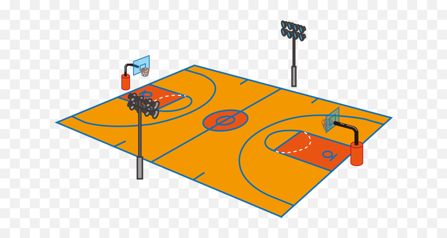 The - Clip Art Png,Basketball Court Png