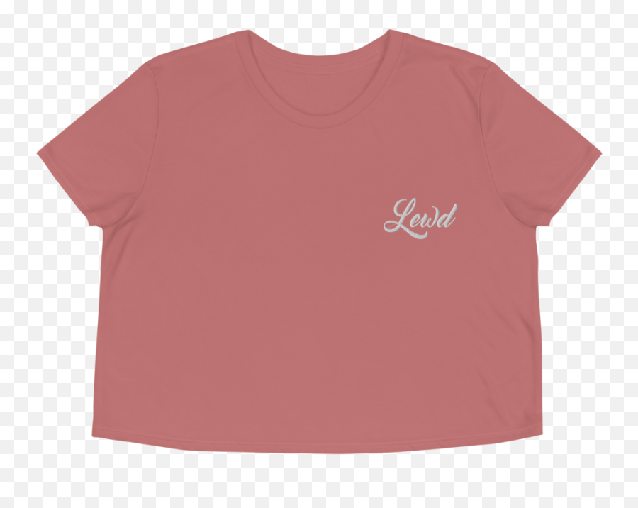 Lewd Cursive Flowy Crop Top - Crop Top Png,Lewd Png