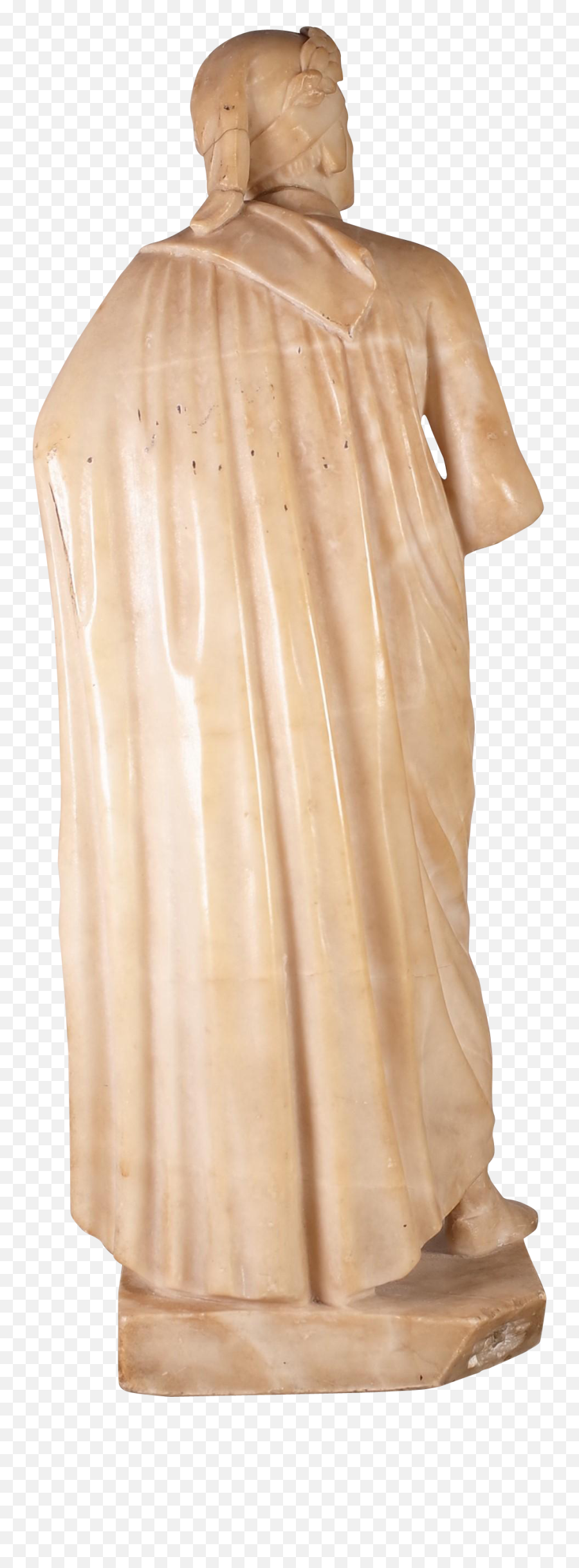 Download Alabaster Model Of Classical Roman Figure In Cloak Png