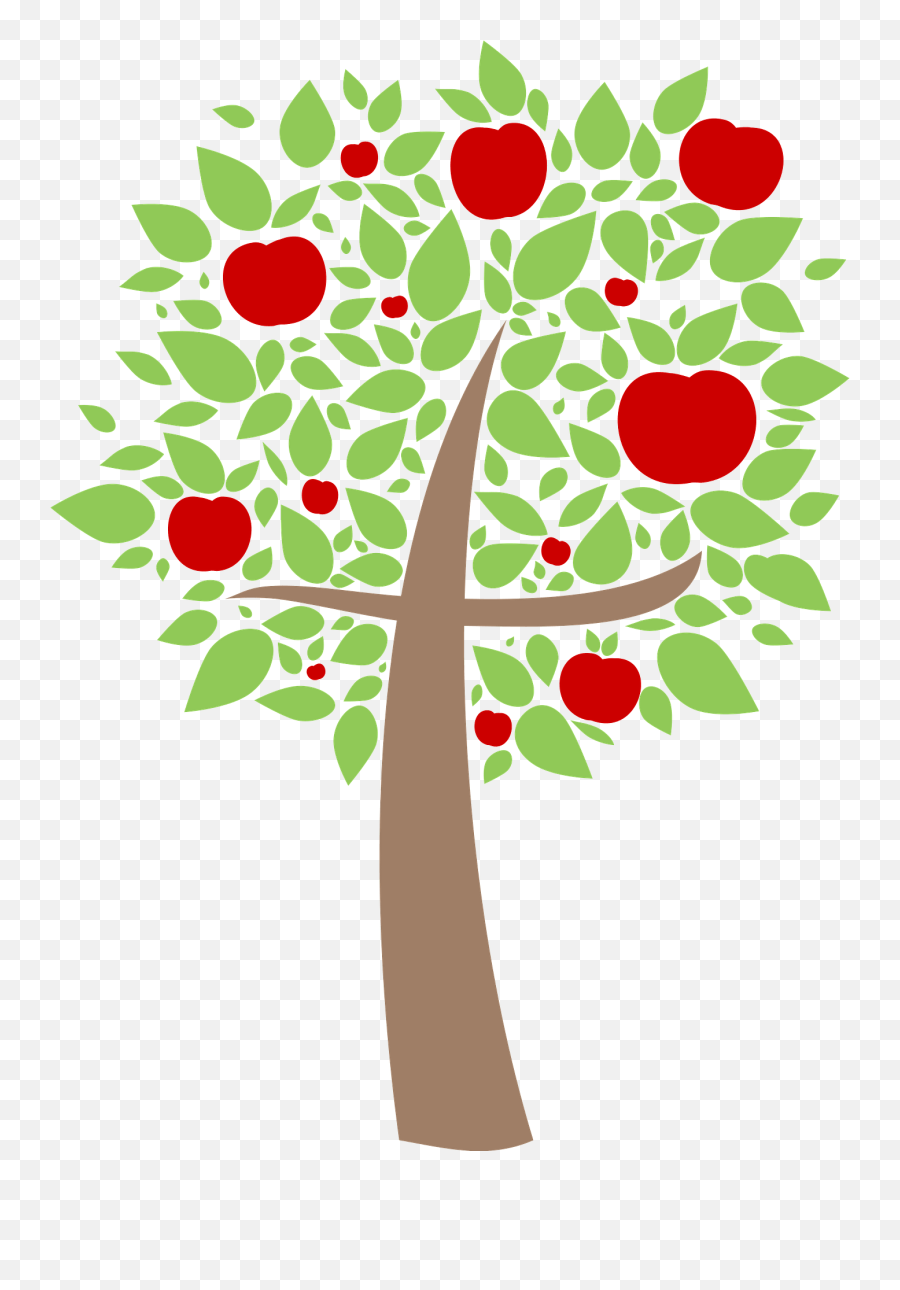 Apple Tree Cross Clipart Free Download Transparent Png - Apple Tree Clipart Free,Transparent Cross Clipart