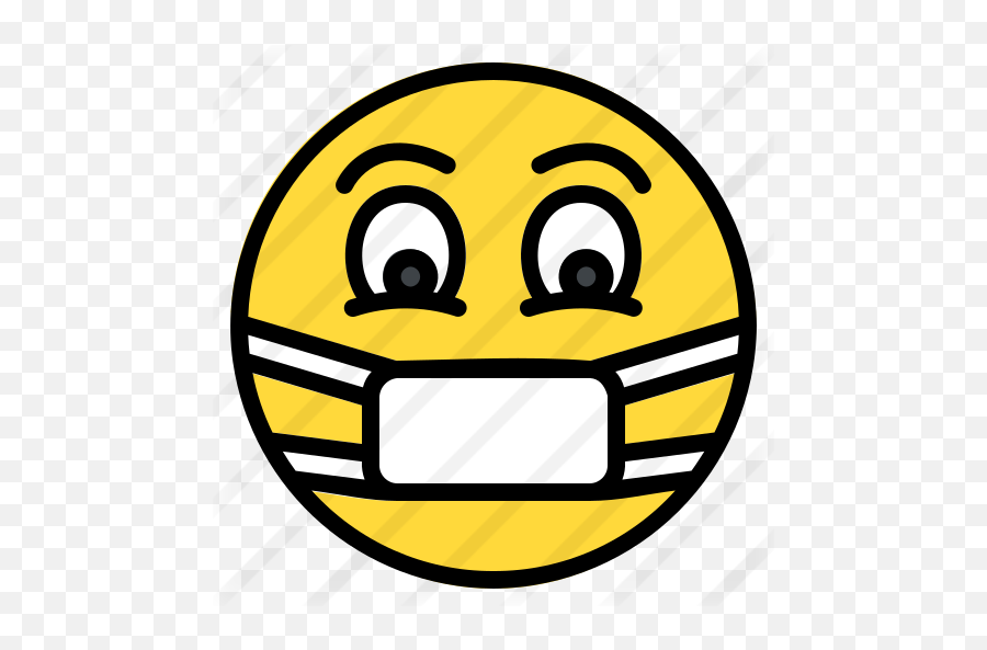 Face Mask - Free Smileys Icons Face With Mask Svg Png,Smileys Png
