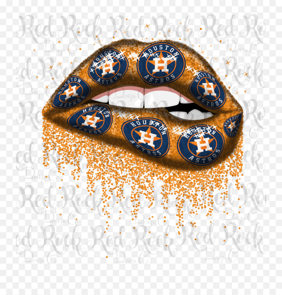 Houston Astros Lips Png