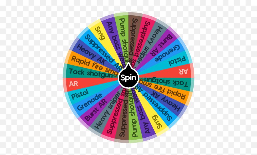 Choose Your Fortnite Loot Spin The Wheel App - Dot Png,Heavy Sniper Png