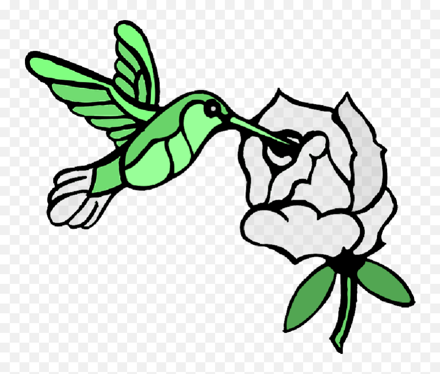 Draw A Hummingbird Png Download - Draw A Hummingbird Hummingbirds And Flowers Drawings,Hummingbird Png