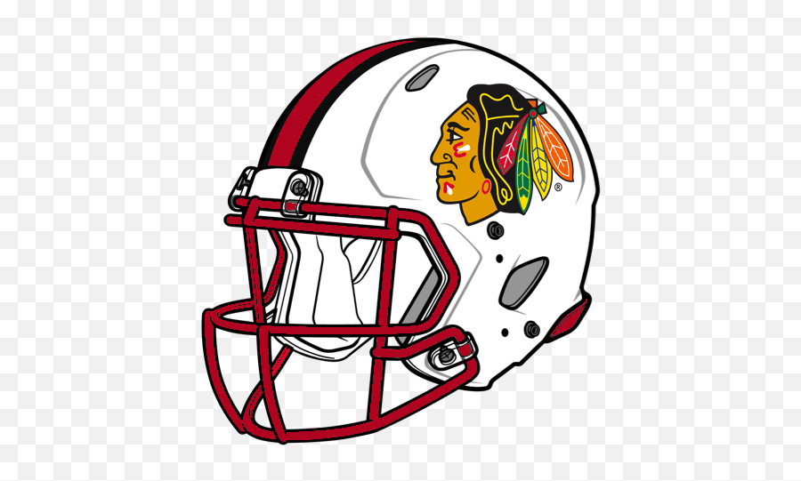 Football Helmet Png Image - Fathead Chicago Blackhawks Logo Chicago Blackhawks,Chicago Blackhawks Logo Png