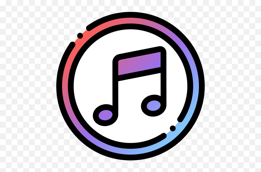 itunes icon vector