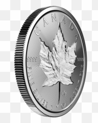 Download Double - incuse Canadian Maple Leaf Silver Coins png