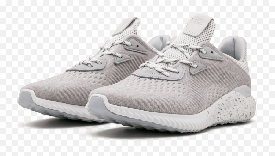 Mens Adidas Reigning Champ X Alphabounce Size 85 Clear Grey Sneakers New - Sneakers Png,White Adidas Logo Transparent