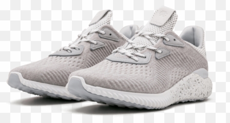 Mens Adidas Reigning Champ X Alphabounce Size 85 Clear Grey Sneakers New - png