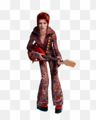 Bowie David Starman - David Bowie Playing Guitar Png,David Bowie Transparent